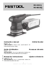 Festool RS 400 Q Instruction Manual preview