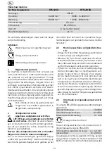 Preview for 21 page of Festool RTS 400 EQ Original Operating Manual/Spare Parts List