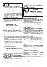 Preview for 8 page of Festool SRM 45 E-LHS 225 Planex Operating Instructions Manual