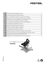 Preview for 1 page of Festool SYM 70 E Operating Manual