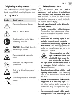 Preview for 11 page of Festool SYSLITE KAL II Original Operating Manual