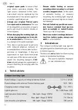 Preview for 12 page of Festool SYSLITE KAL II Original Operating Manual