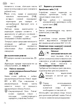 Preview for 76 page of Festool SYSLITE KAL II Original Operating Manual