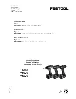 Festool T12+3 Instruction Manual preview