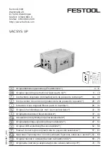 Preview for 1 page of Festool VAC SYS VP Original Operating Instructions/Spare Parts List