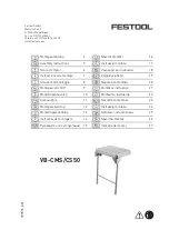 Festool VB-CMS/CS 50 Assembly Instructions Manual preview