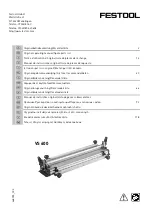 Предварительный просмотр 1 страницы Festool VS-600 Original Operating Manual/Spare Parts List