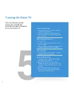 Preview for 12 page of Fetch TV Set Top Box Quick Start Manual