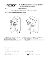 Предварительный просмотр 15 страницы Fetco CBS-2142XTS Users Manual And Operator Instructions