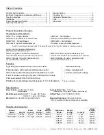 Preview for 2 page of Fetco CBS-71A Users Manual And Operator Instructions