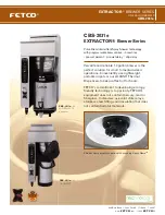 Fetco EXTRACTOR CBS-2031e Brochure & Specs preview