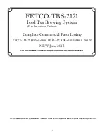 Предварительный просмотр 21 страницы Fetco Extractor TBS-2121 User Manual