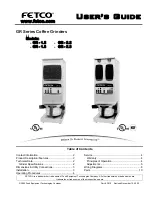 Fetco GR-1.2 User Manual preview