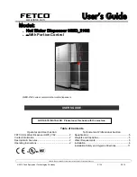 Fetco HWB-2102 series User Manual предпросмотр