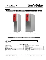 Preview for 1 page of Fetco HWB-2105 XTS User Manual