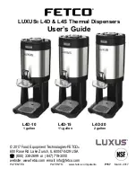 Fetco LUXUS L4D User Manual preview