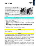 Preview for 6 page of Fetco PEL0101 User Manual