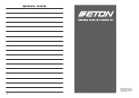 Preview for 10 page of FETON MA 500.1 Installation & Operation Manual