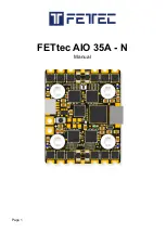 FETtec AIO 35A-N Manual preview