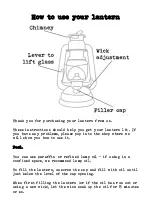 FEUERHAND hurricane lantern User Manual preview