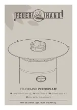 Preview for 1 page of FEUERHAND PYRON PLATE User Manual