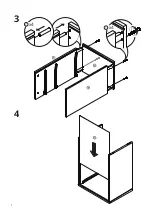 Предварительный просмотр 6 страницы FEZIBO 3-Drawer Rolling File Cabinet with Lock Assembling Instructions