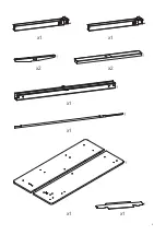 Предварительный просмотр 3 страницы FEZIBO CRANK STANDING DESK Assembly Instructions Manual