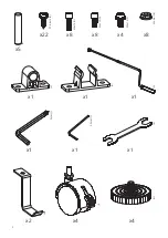 Предварительный просмотр 4 страницы FEZIBO CRANK STANDING DESK Assembly Instructions Manual