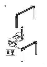 Предварительный просмотр 5 страницы FEZIBO CRANK STANDING DESK Assembly Instructions Manual