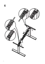 Предварительный просмотр 10 страницы FEZIBO CRANK STANDING DESK Assembly Instructions Manual