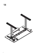 Предварительный просмотр 18 страницы FEZIBO CRANK STANDING DESK Assembly Instructions Manual