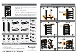 Preview for 2 page of FEZIBO Cubicubi Storage Tower Steel Frame with 5 Drawers Manual