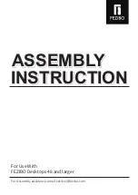 Preview for 1 page of FEZIBO Desktops 48 Assembly Instruction Manual