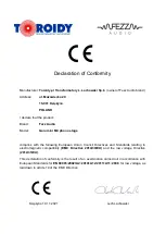 Preview for 4 page of Fezz Audio Gaia mini MC User Manual