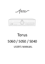 Fezz Audio Torus 5040 User Manual preview