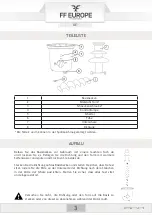 Preview for 3 page of FF Europe SKLBN-rot Original Instruction Manual