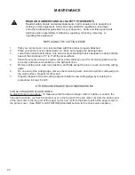 Preview for 22 page of FFC 11048 Operator And Parts Manual