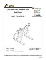 FFC LAF1142 Operator And Parts Manual предпросмотр