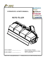 FFC LAF3438 Operator'S & Parts Manual preview