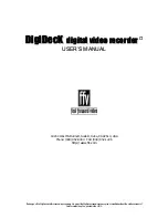 Предварительный просмотр 1 страницы FFV DigiDecK User Manual