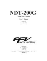 FFV NDT-200G User Manual предпросмотр