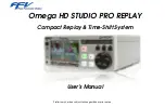 FFV Omega HD STUDIO PRO REPLAY User Manual preview