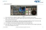 Предварительный просмотр 10 страницы FFV Omega HD STUDIO PRO REPLAY User Manual