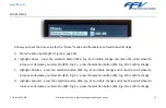 Предварительный просмотр 18 страницы FFV Omega HD STUDIO PRO REPLAY User Manual