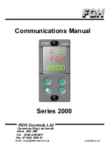 FGH 2000 Series Communications Manual preview