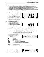 Preview for 2 page of FGH Series1000 Operator'S Manual