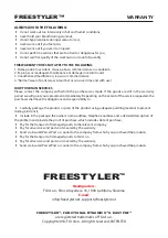 Preview for 5 page of FGI FREESTYLER Manual