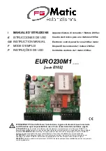 Preview for 1 page of FGMatic E102 Instruction Manual