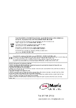 Предварительный просмотр 10 страницы FGMatic E102 Instruction Manual