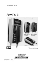 FHF FernTel 3 Operating Instructions Manual preview